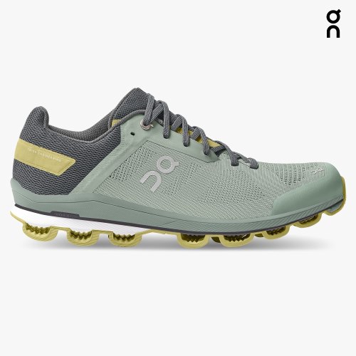 Men's On Cloudsurfer 6 Running Shoes Green | NZ-30957