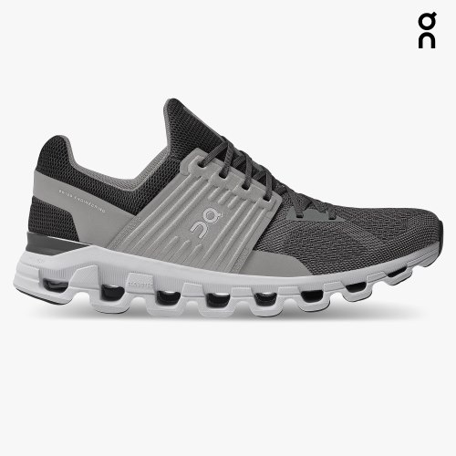 Men's On Cloudswift Running Shoes Black | NZ-05349