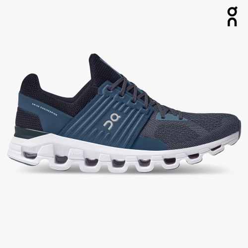 Men's On Cloudswift Running Shoes Navy | NZ-14589