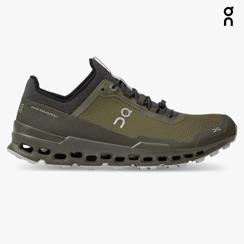 Men's On Cloudultra Hiking Shoes Olive | NZ-08654