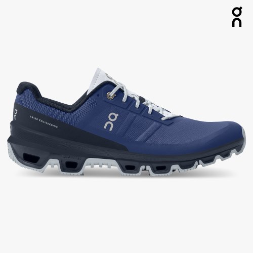 Men's On Cloudventure Hiking Shoes Navy | NZ-20951