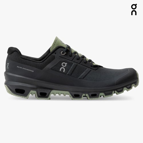 Men's On Cloudventure Hiking Shoes Black | NZ-54197