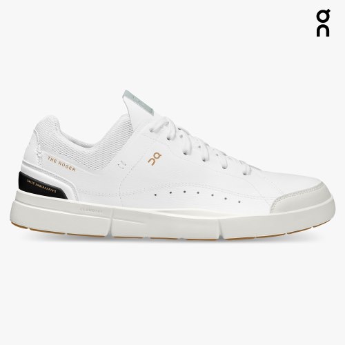 Men's On Cloud THE ROGER Centre Court Sneakers White | NZ-30548