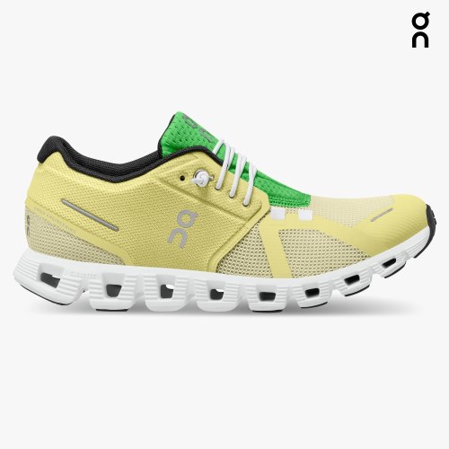 Women's On Cloud 5 Push Sneakers Yellow | NZ-39540