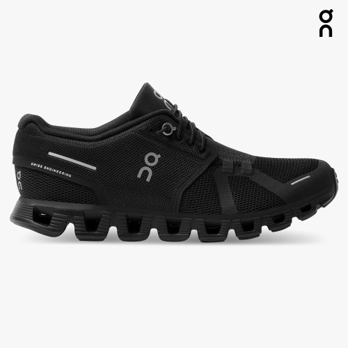 Women's On Cloud 5 Sneakers Black | NZ-96483