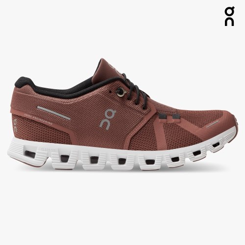 Women's On Cloud 5 Sneakers Brown | NZ-23750