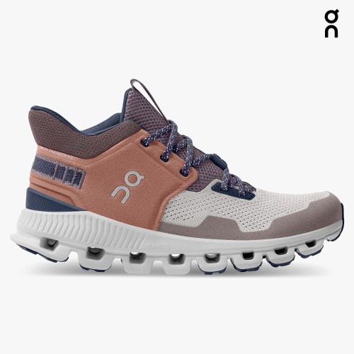 Women's On Cloud Hi Edge Sneakers Brown | NZ-23945