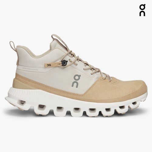 Women's On Cloud Hi Sneakers Khaki | NZ-13872