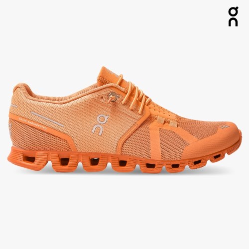 Women's On Cloud Monochrome Sneakers Orange | NZ-18942