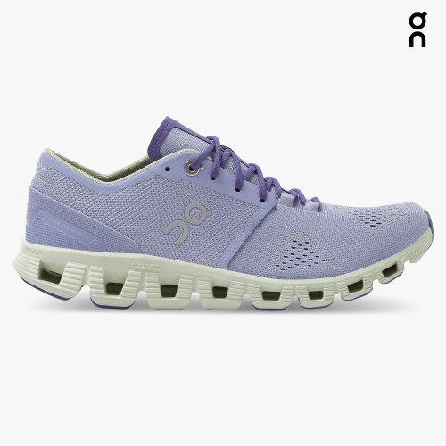 Women's On Cloud X Training Shoes Lavender | NZ-23781