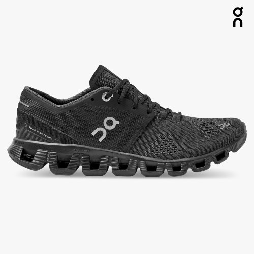 Women's On Cloud X Training Shoes Black | NZ-46329