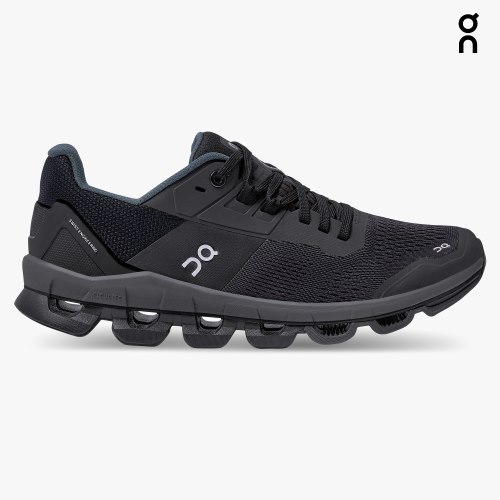 Women's On Cloudace Running Shoes Black | NZ-40213