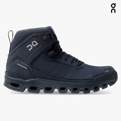 Women's On Cloudridge Hiking Boots Navy | NZ-17283