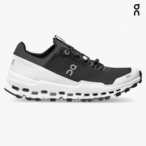 Women's On Cloudultra Hiking Shoes Black / White | NZ-46593